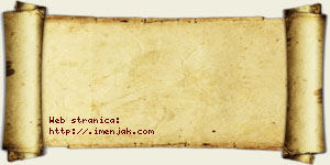 Životije Jazački vizit kartica